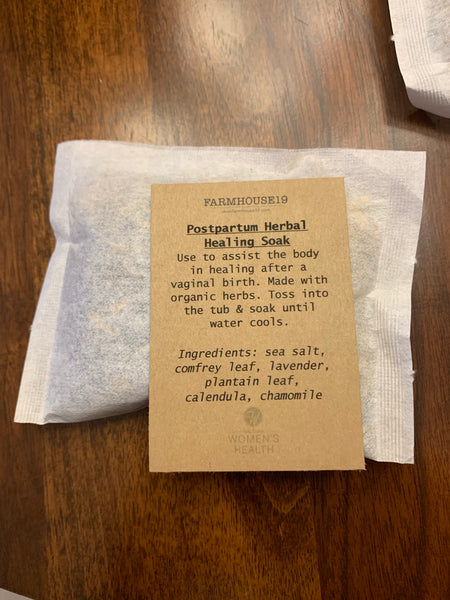 Postpartum Herbal Healing Soak