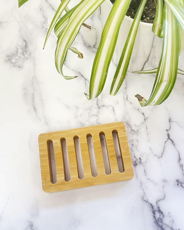 Polished Bamboo Soap Dish